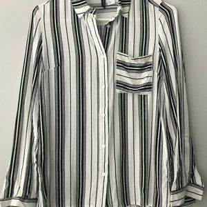 H&M Black & White Flannel